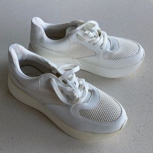 White Platform Sneaker